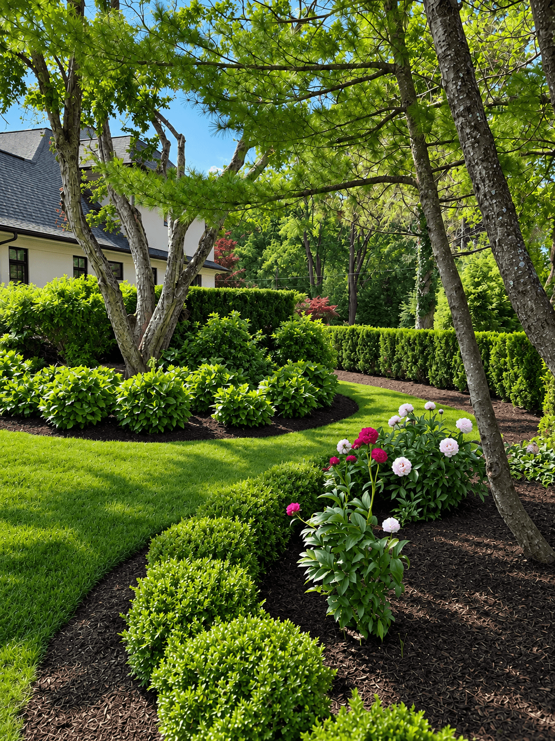 Perennial garden in West Bloomfield, Mi